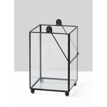 Black Square Hurricane Lantern G34714