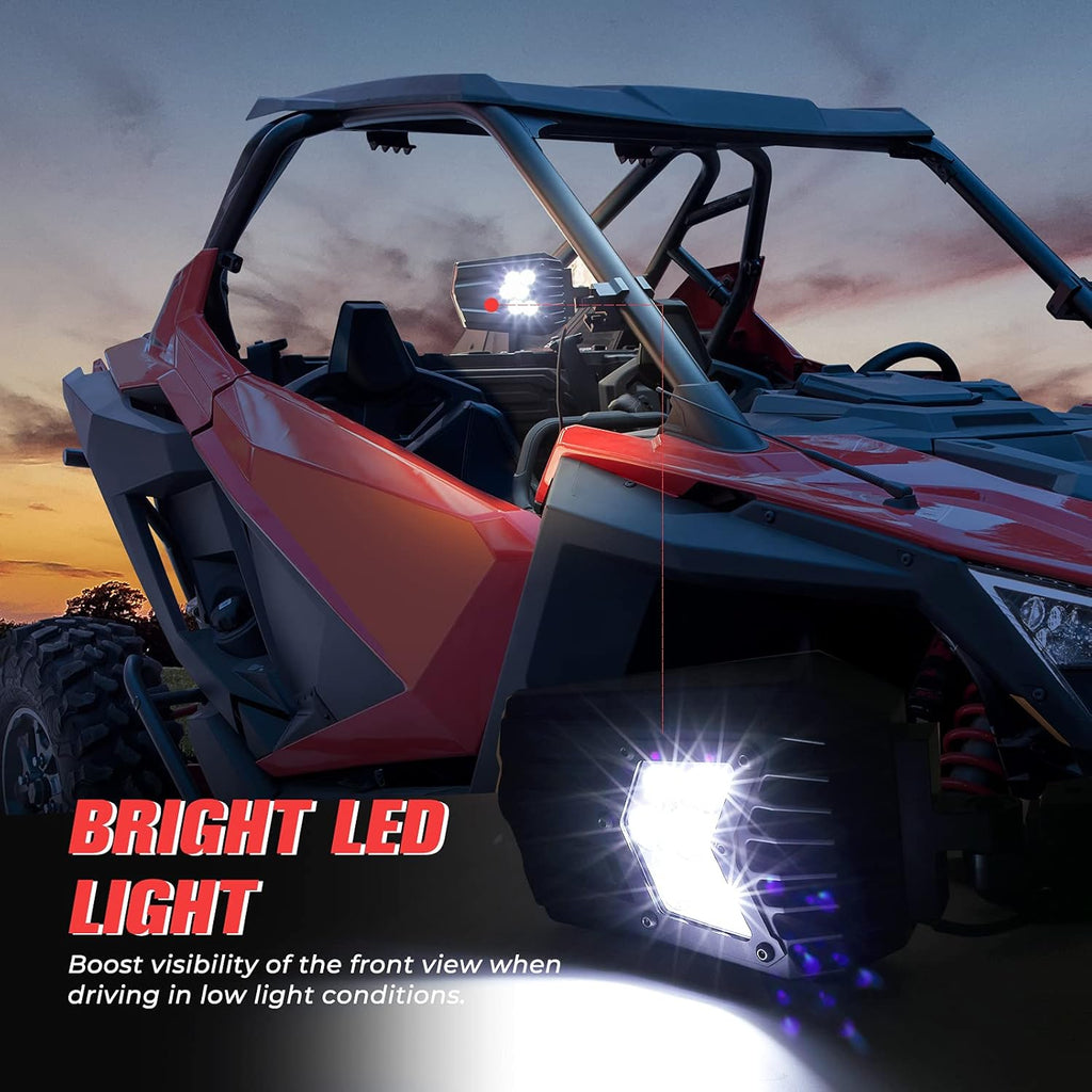 UTV Side Mirrors with Light B94730