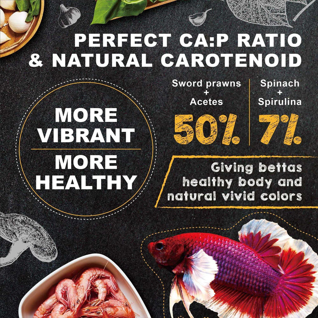 Betta Fish Food Shrimp Patties Q6598