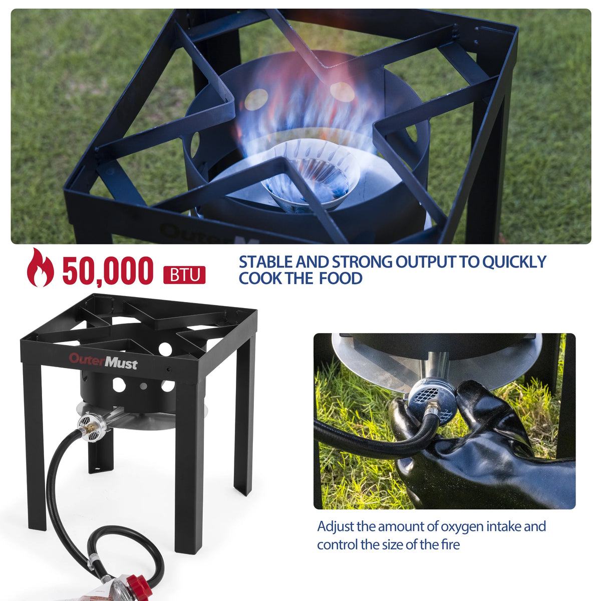 30 QT Seafood Boil Pot and Burner Kit G814