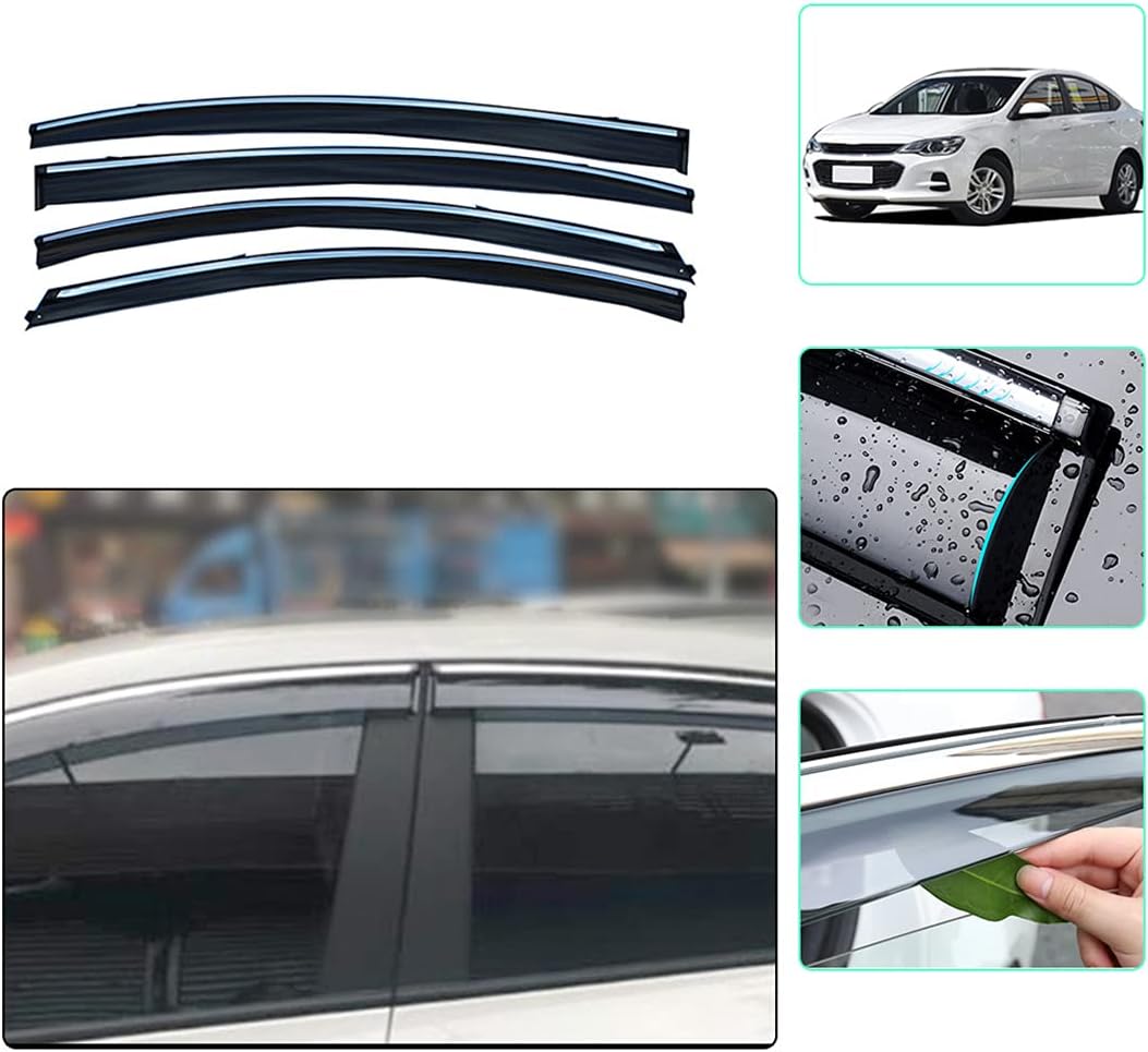 Side Window Deflector 4 Pcs Set O849
