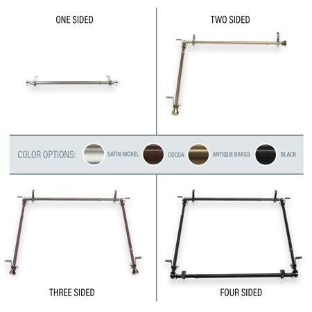 Black Adjustable 66-120 inch Ceiling Rod Z8002