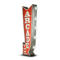 Arcade Games Metal Arrow Vintage Marquee LED Sign D24793