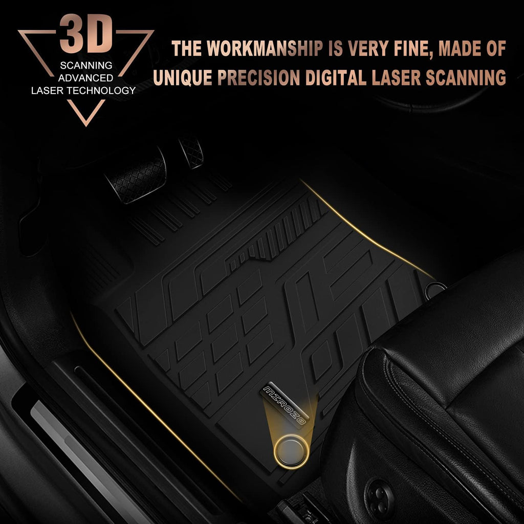 All-Weather Car Floor Mats Front and 2nd Row O551