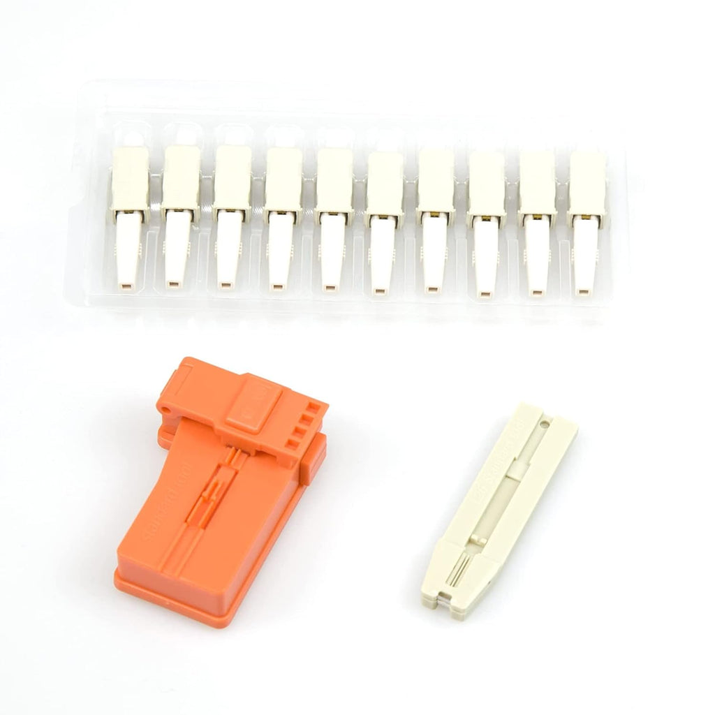 SC APC Fiber Optic Quick Connector 100pcs I24062