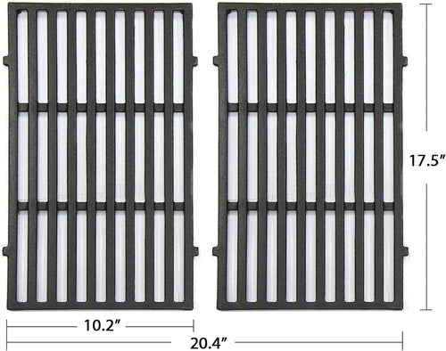 17.5 Inches Cast Iron Grill Grates Pack of 2 H572