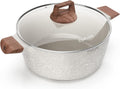 6Qt Nonstick Die Casting Aluminum Ceramic Stock Pot with Lid X432