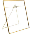 Metal Vertical Easel Frame with Glass Panel A3642