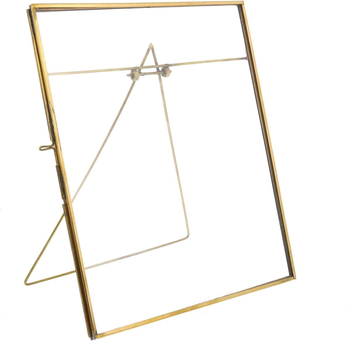 Metal Vertical Easel Frame with Glass Panel A3642