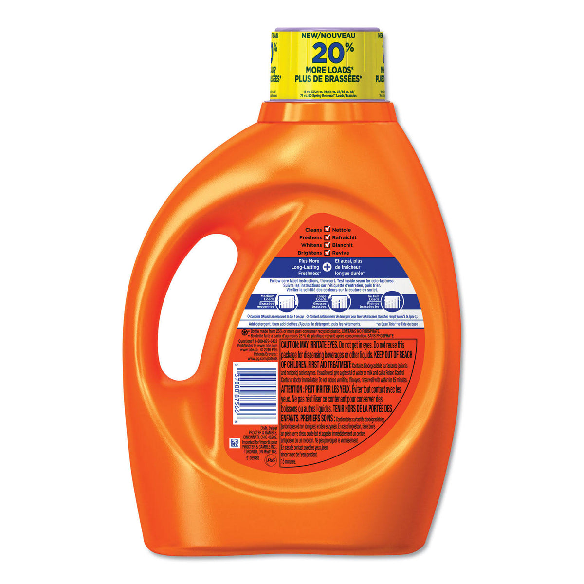 Liquid Laundry Detergent 92oz Bottle 4/Carton C976014