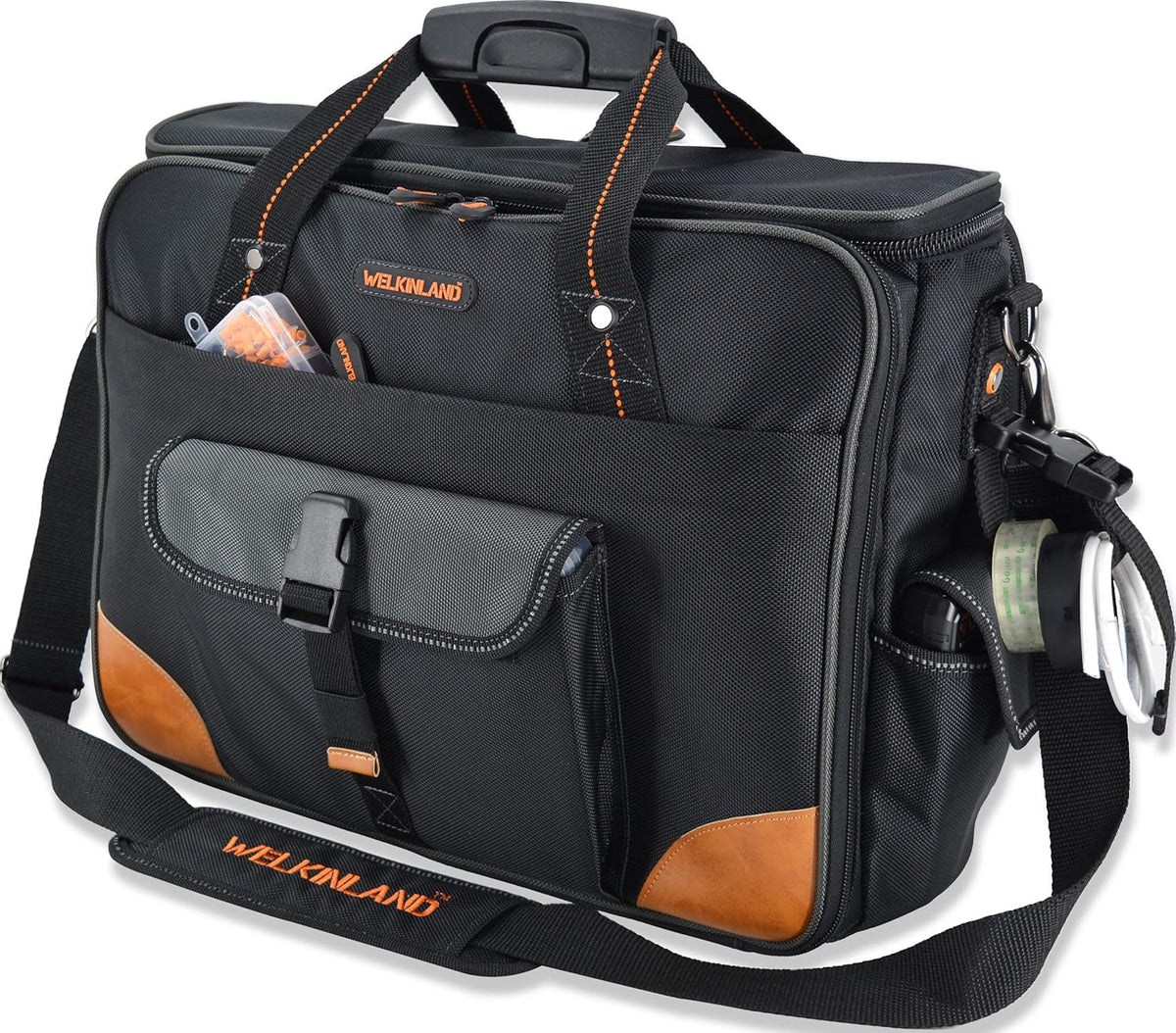 Electrician Tool Bag with 88 Pockets K84387