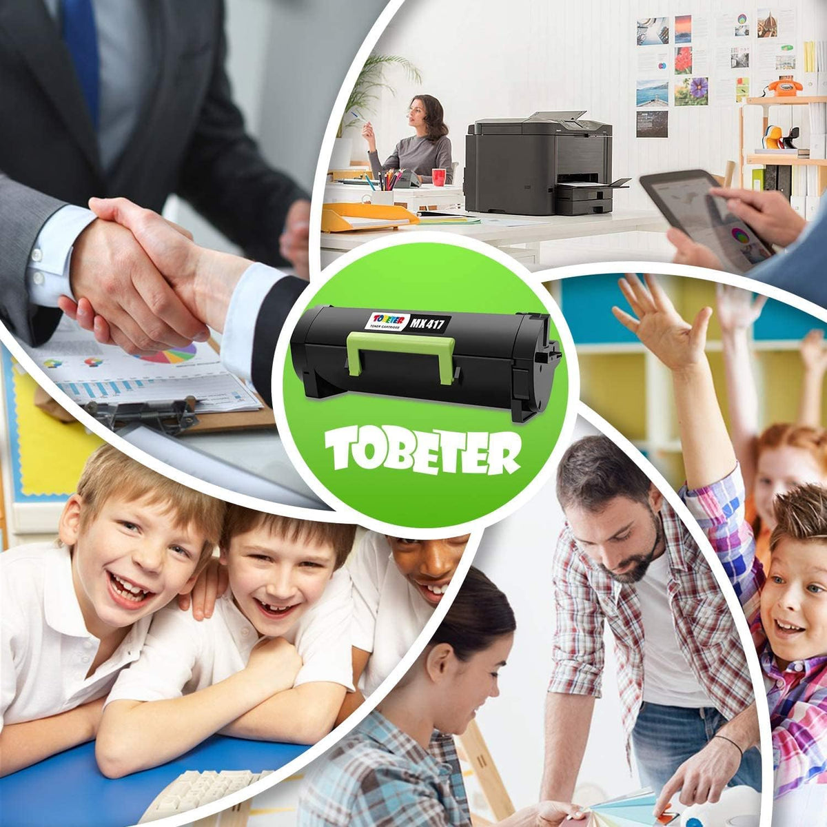 Remanufactured Toner Cartridge Replacement 1 Pack P395