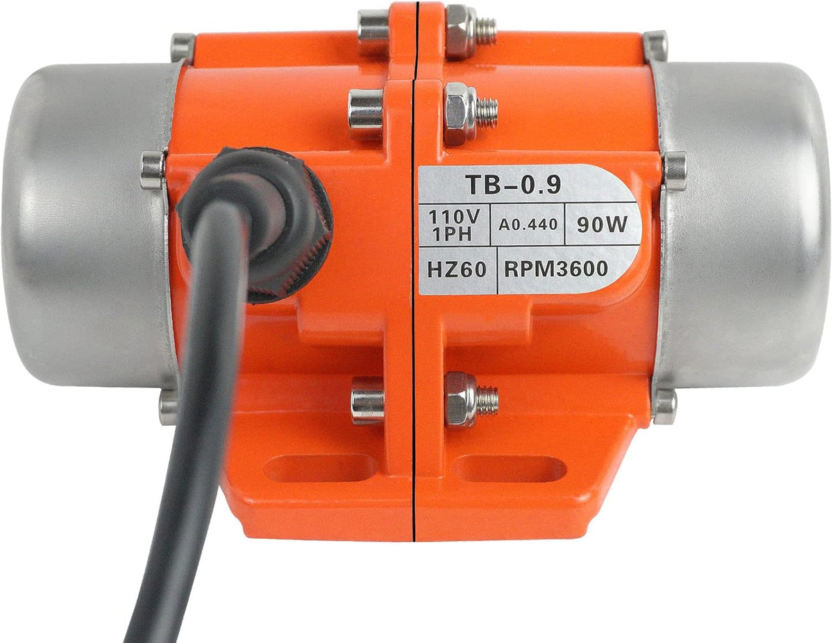 100W Single Phase Electric Vibrating Motor Aluminum Alloy Case AC 110V 3600rpm K40358