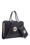 Black Laptop Briefcase Handbag with Matching Wallet N95859
