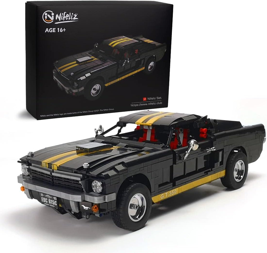 1965s GT350 Race Car Building Set (1,817 Pieces) D2899