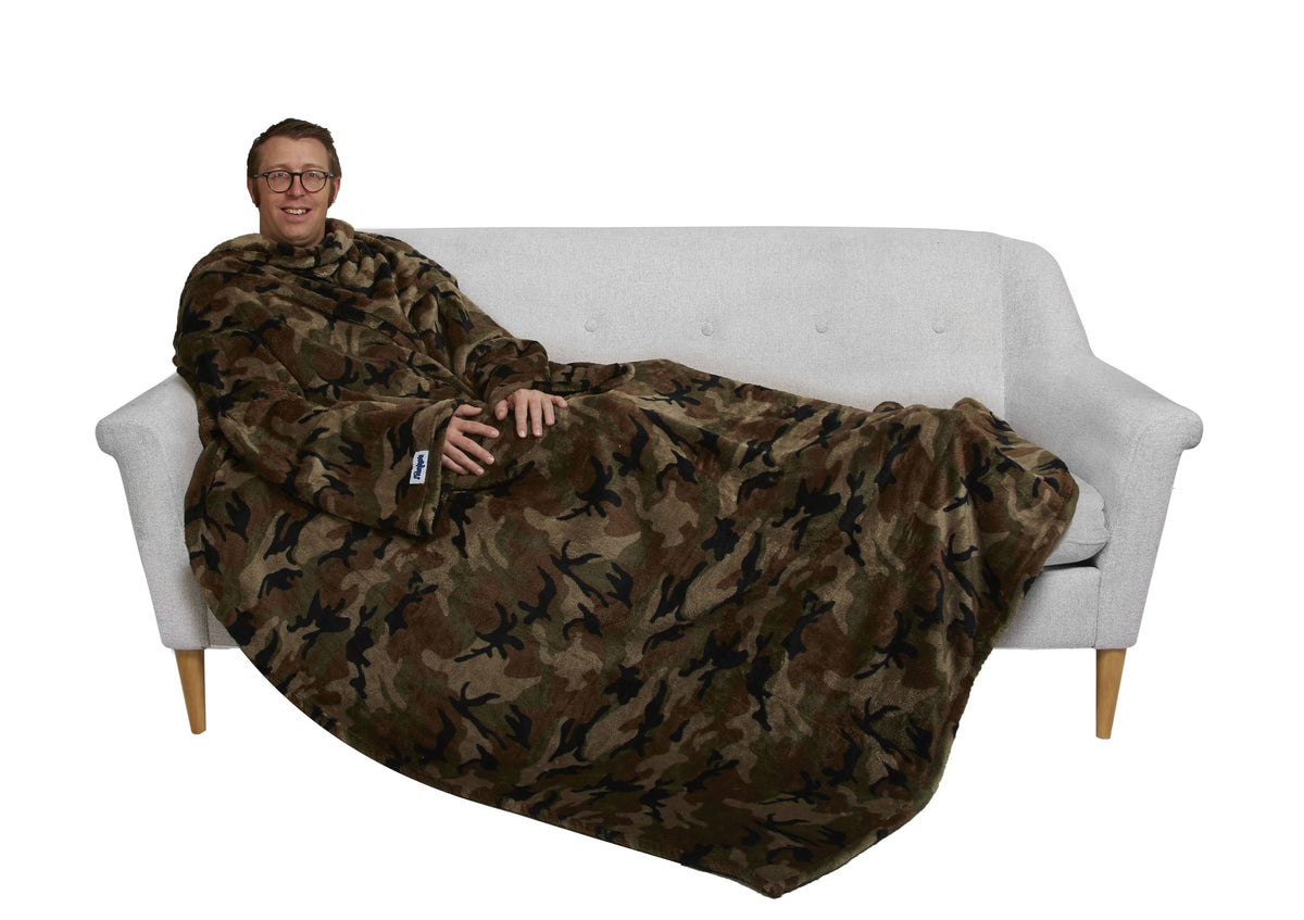 Green Camo 60 x 80 in. Blanket G7559