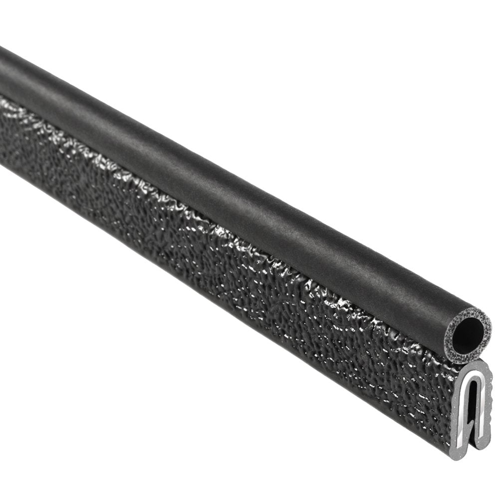 PVC EPDM Rubber Trim Seal with Top Bulb, 3/32” Edge, 3/4” Bulb, 25’ Length P78278