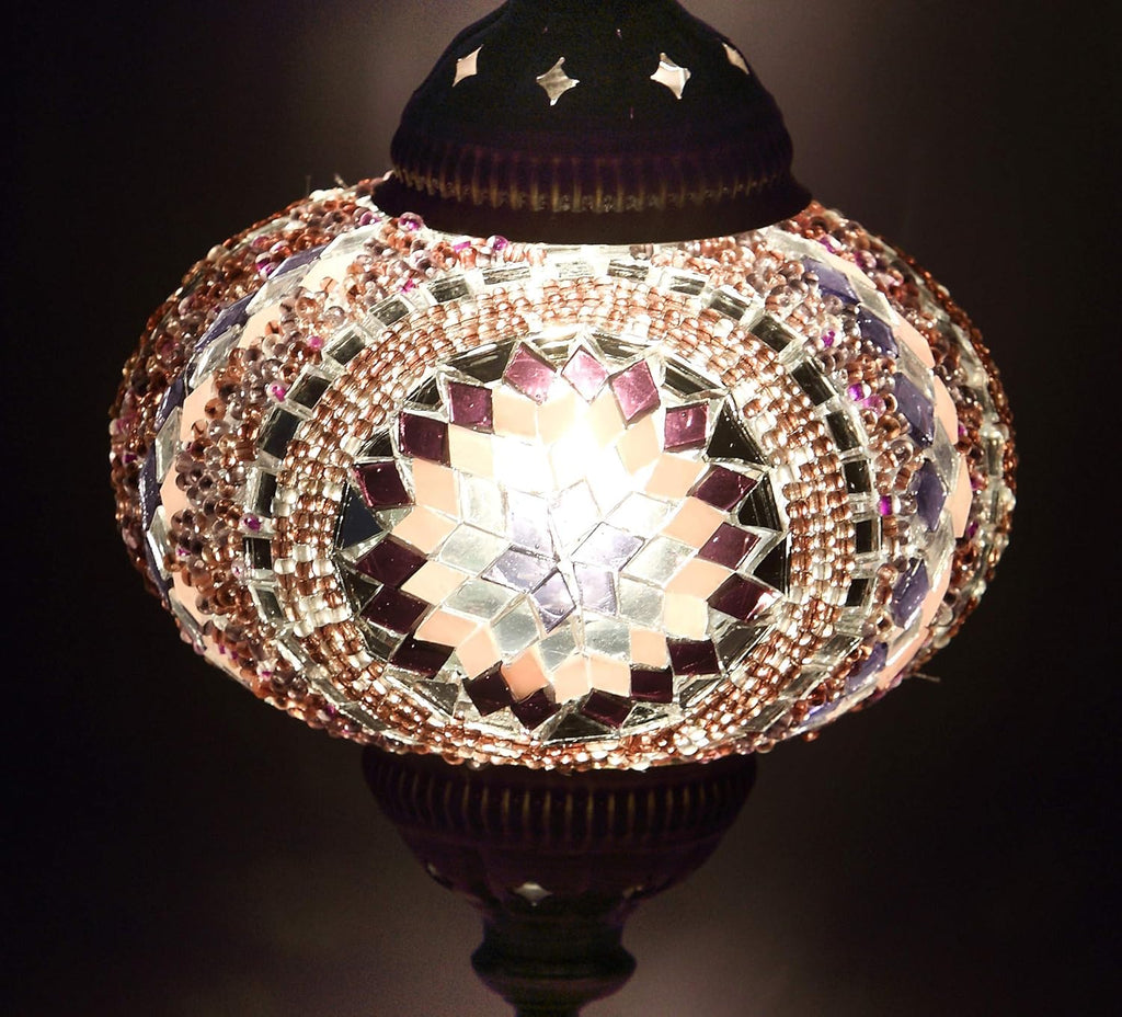 Handmade Turkish 7 Globes Mosaic Wall Light S915181