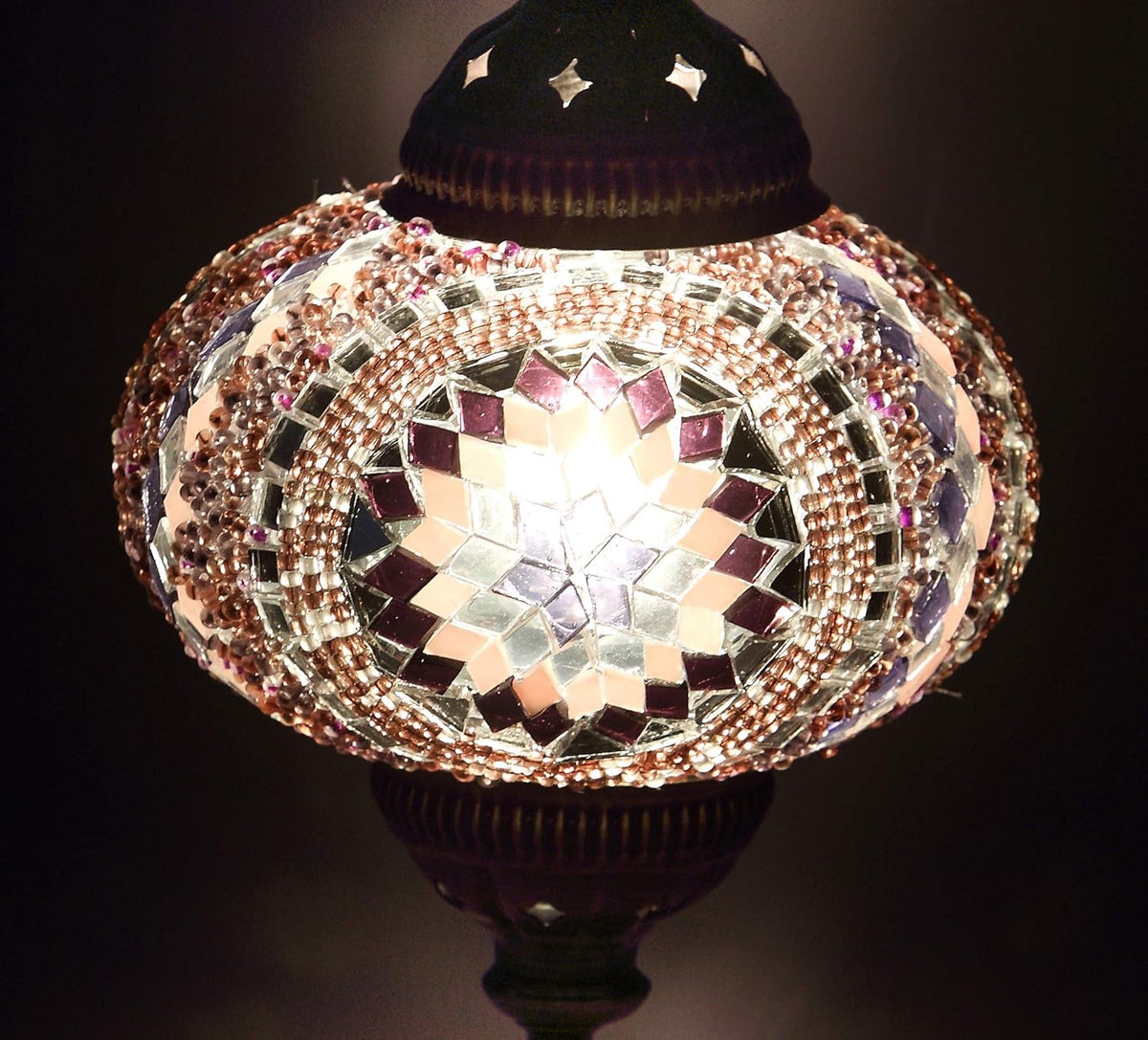 Handmade Turkish 7 Globes Mosaic Wall Light S915181