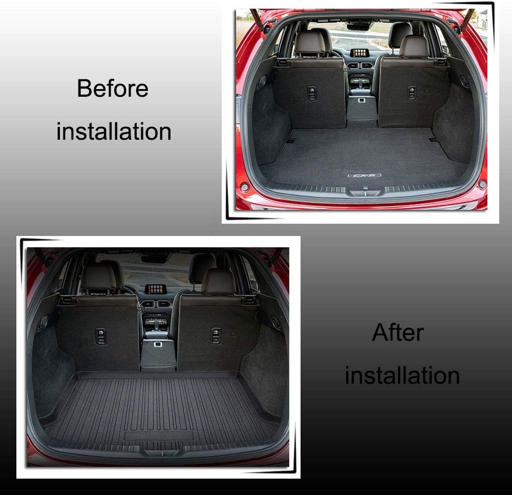Black Cargo Liner Trunk Mat Pack of 2 G2622