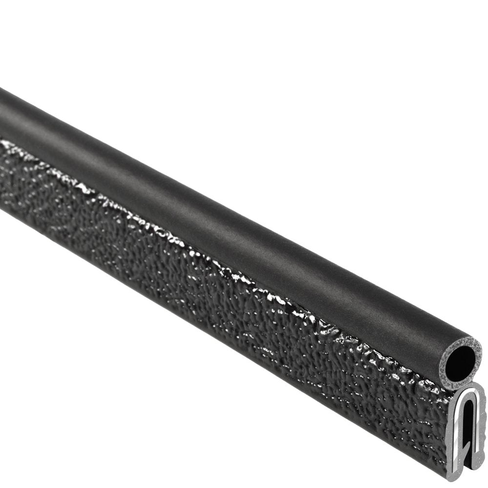 PVC EPDM Rubber Trim Seal with Top Bulb, 3/32” Edge, 3/4” Bulb, 25’ Length P78278