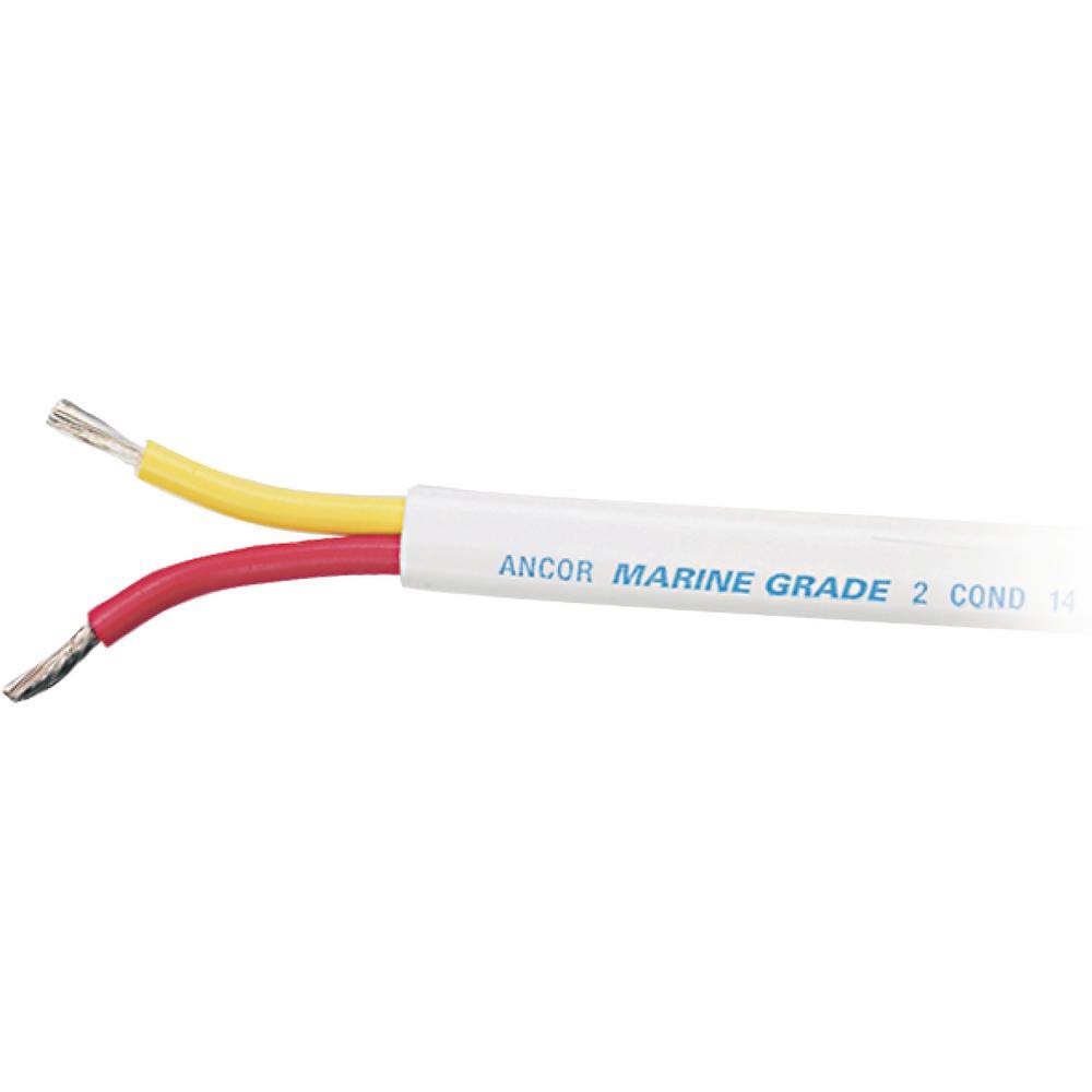 18/2 AWG Red/Yellow Flat Duplex Cable Z5623