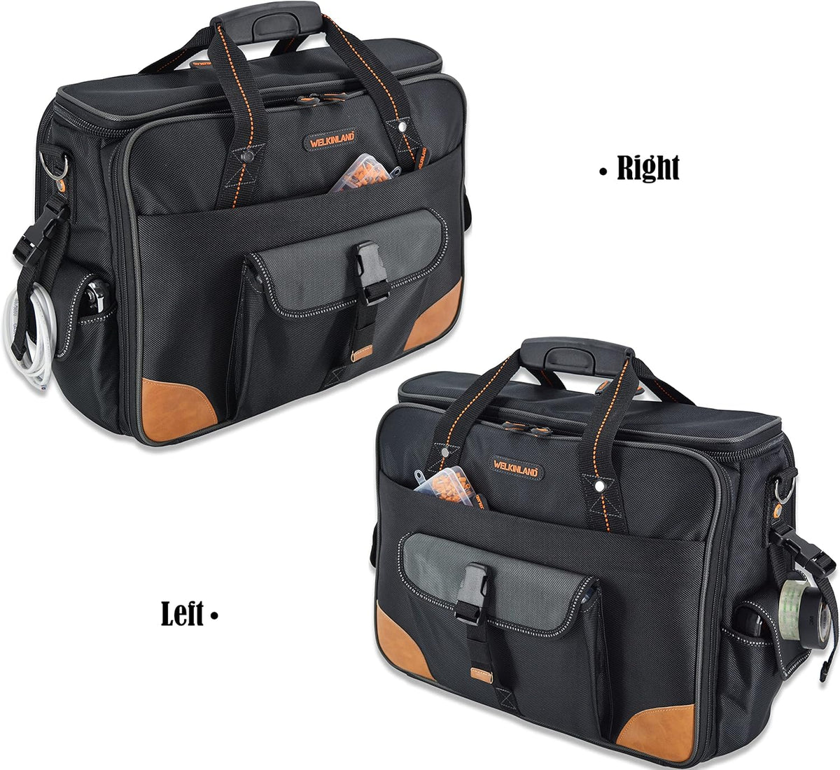 Electrician Tool Bag with 88 Pockets K84387