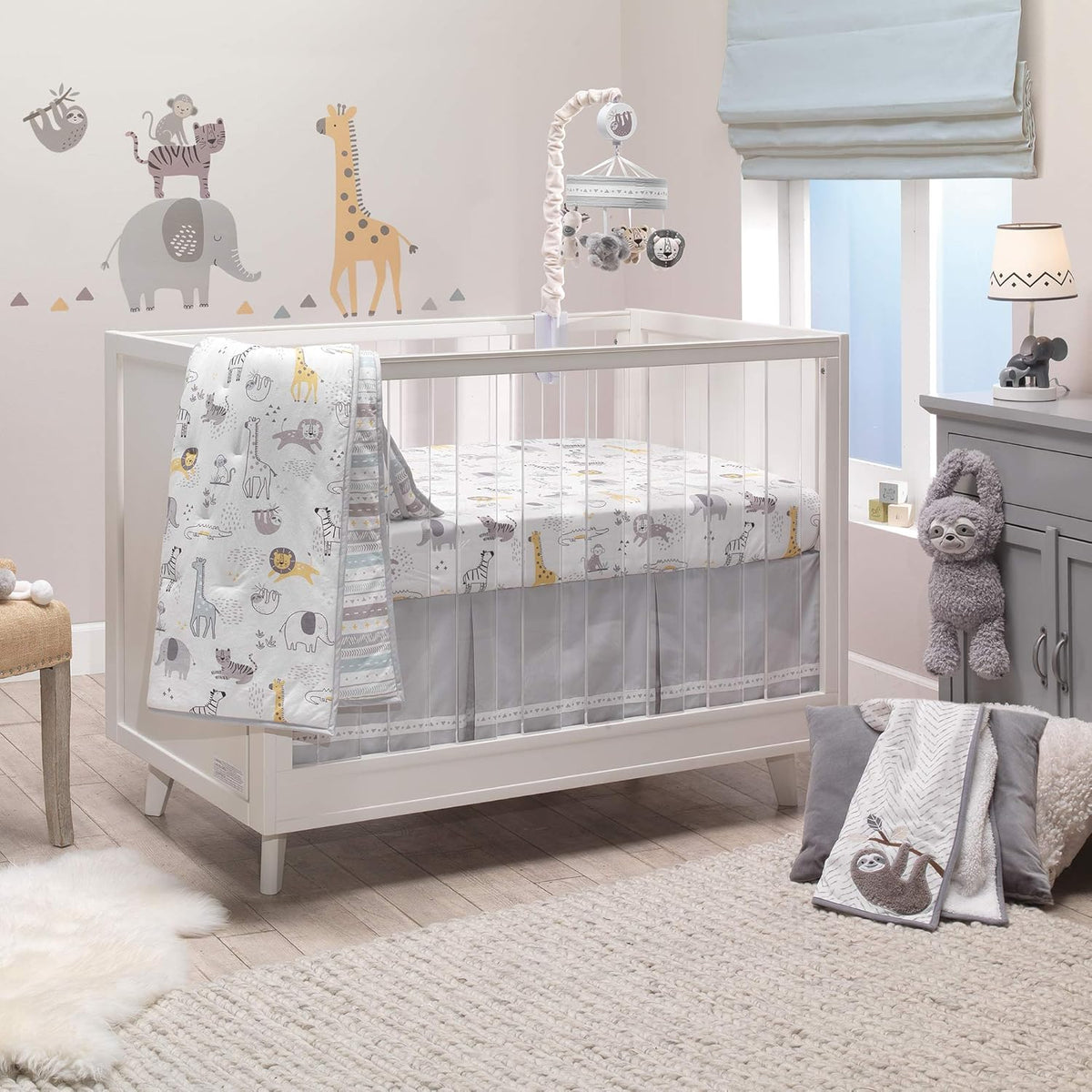 Multicolor Musical Baby Crib Mobile Soother Toy N559354