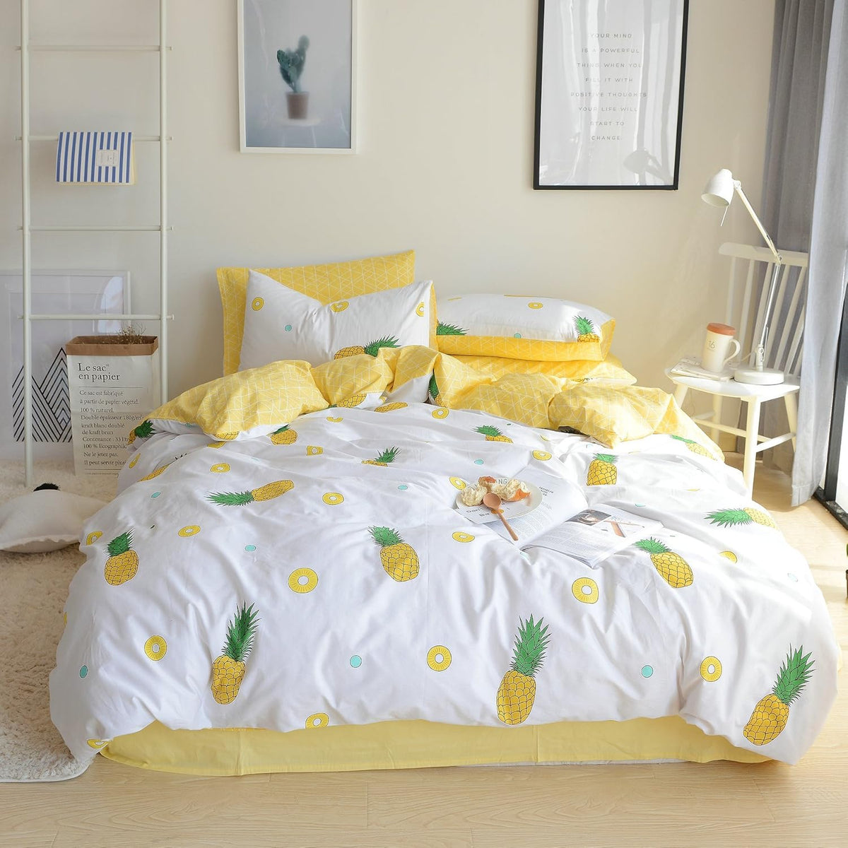 Cartoon Rainbow Pure Cotton Bedding Set 3 PCS Twin Size Y34331