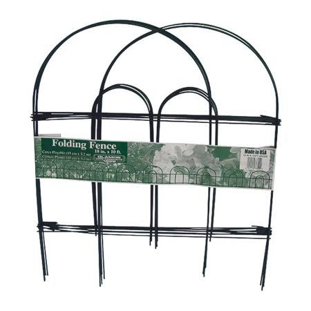 18 by 10 inch Folding Wire Fence Green Case of 12 H4812