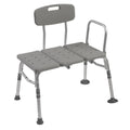 Plastic Transfer Bench with Adjustable Backrest C28735