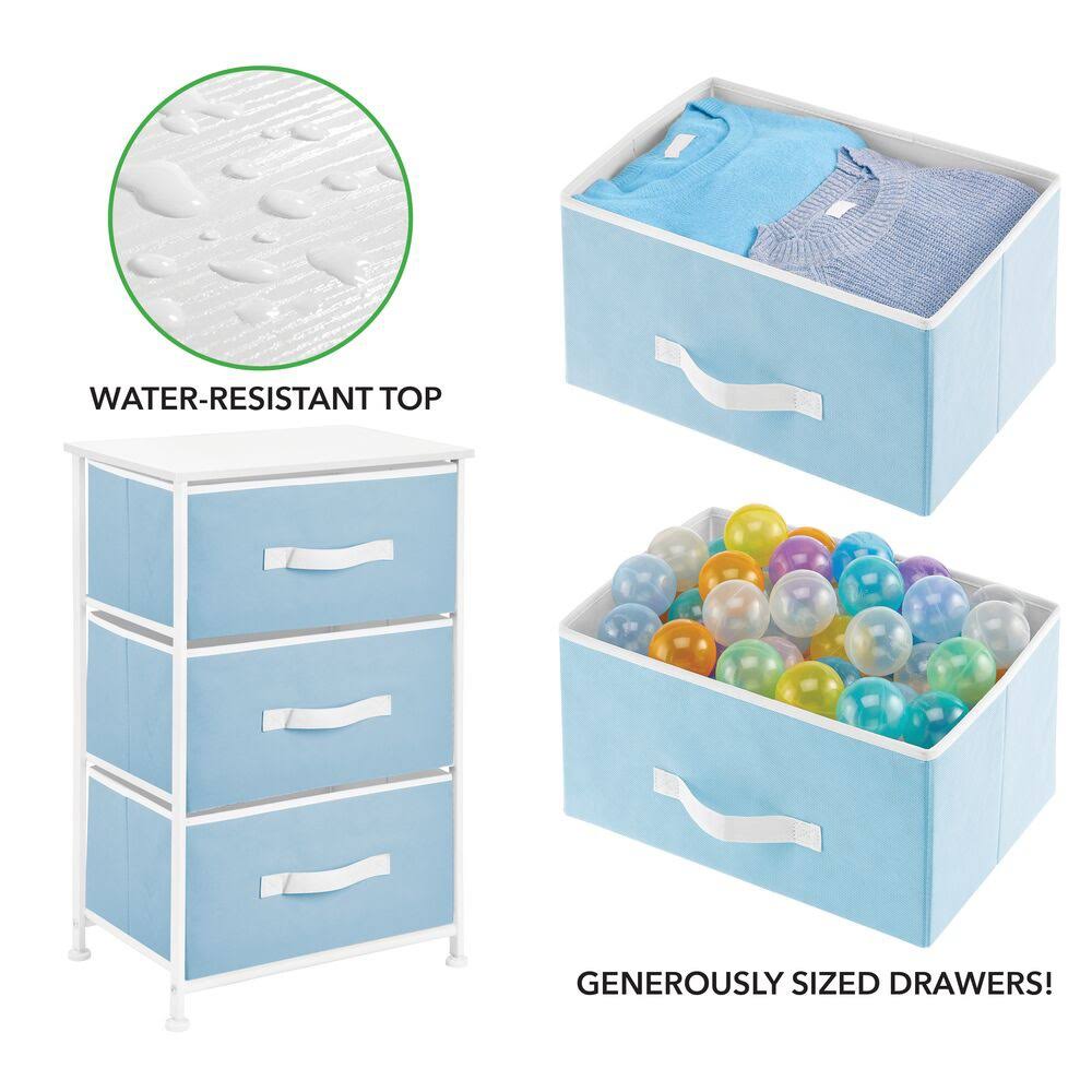 Vertical 3 Drawer Dresser Storage Tower T211220