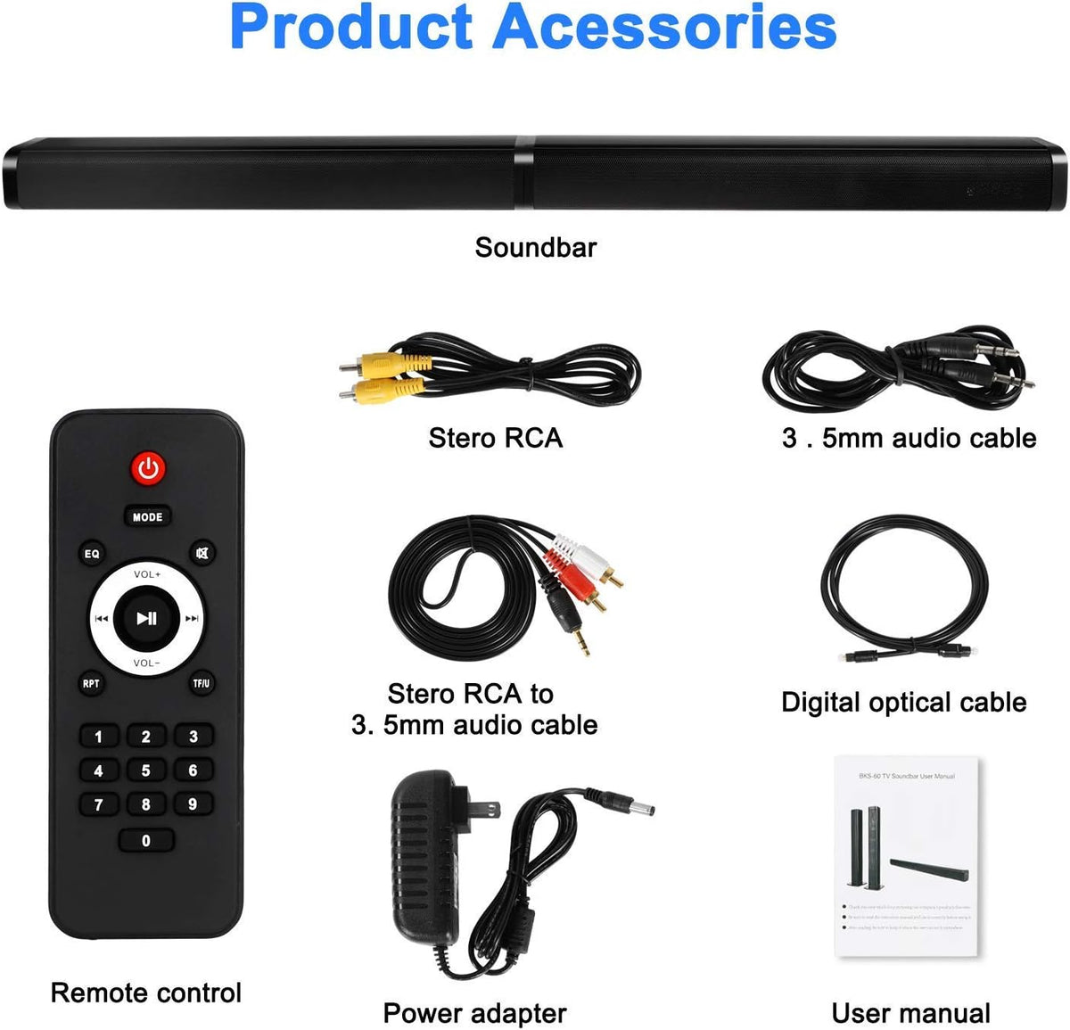 37-Inch Bluetooth Sound Bar with Surround Sound S702
