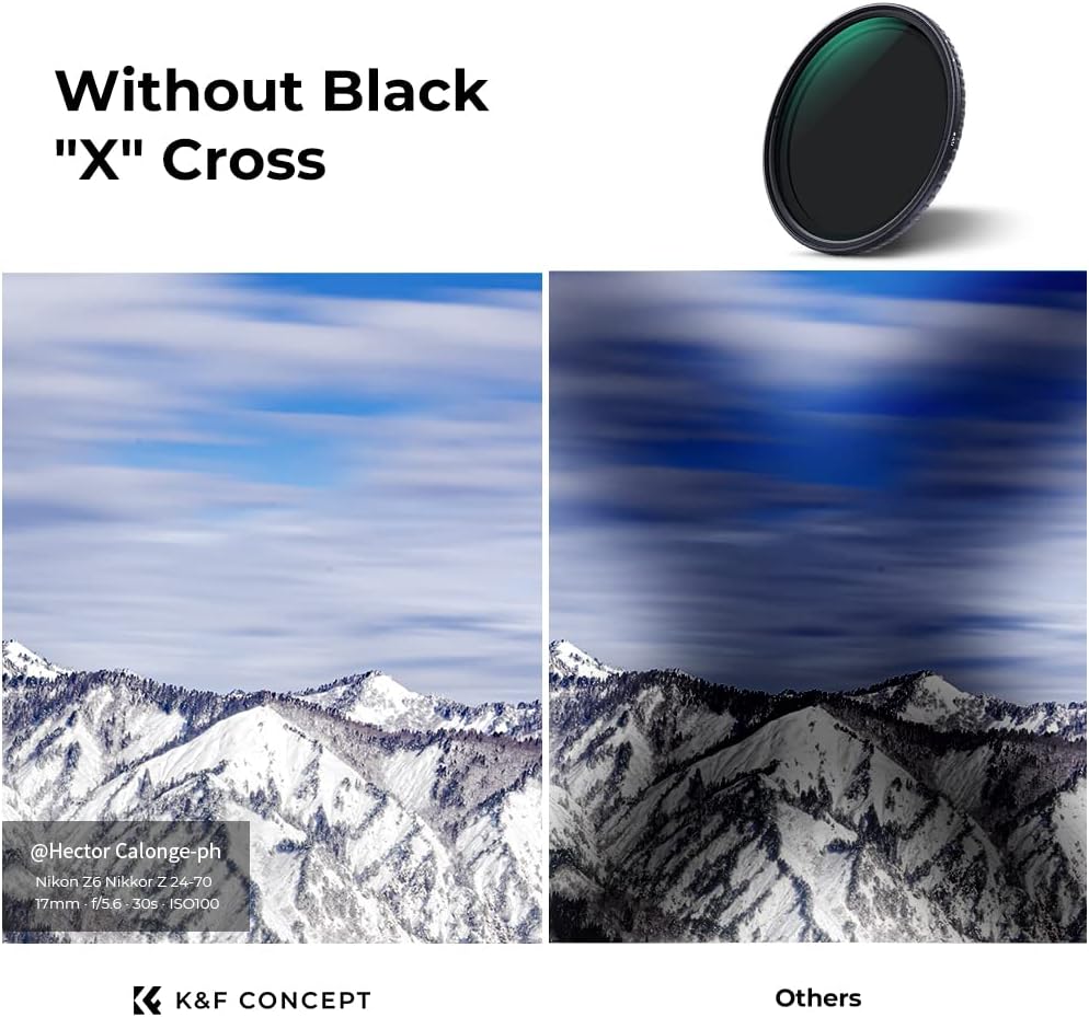 62mm Variable ND Camera Lens Filter A4785