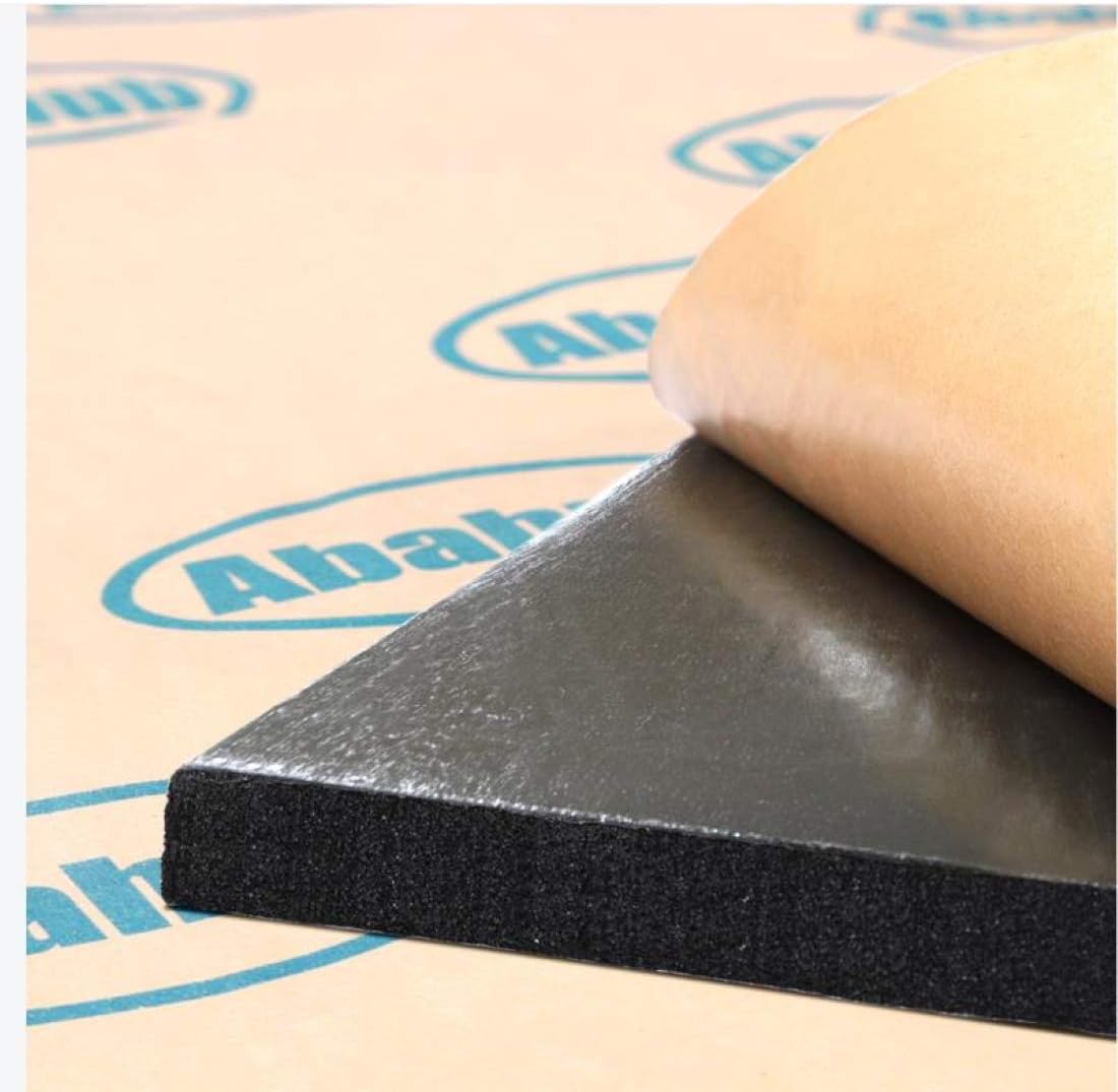21 sqft Self-Adhesive Closed Cell PE Foam Sound Deadener Mat Pack of 2 J82255