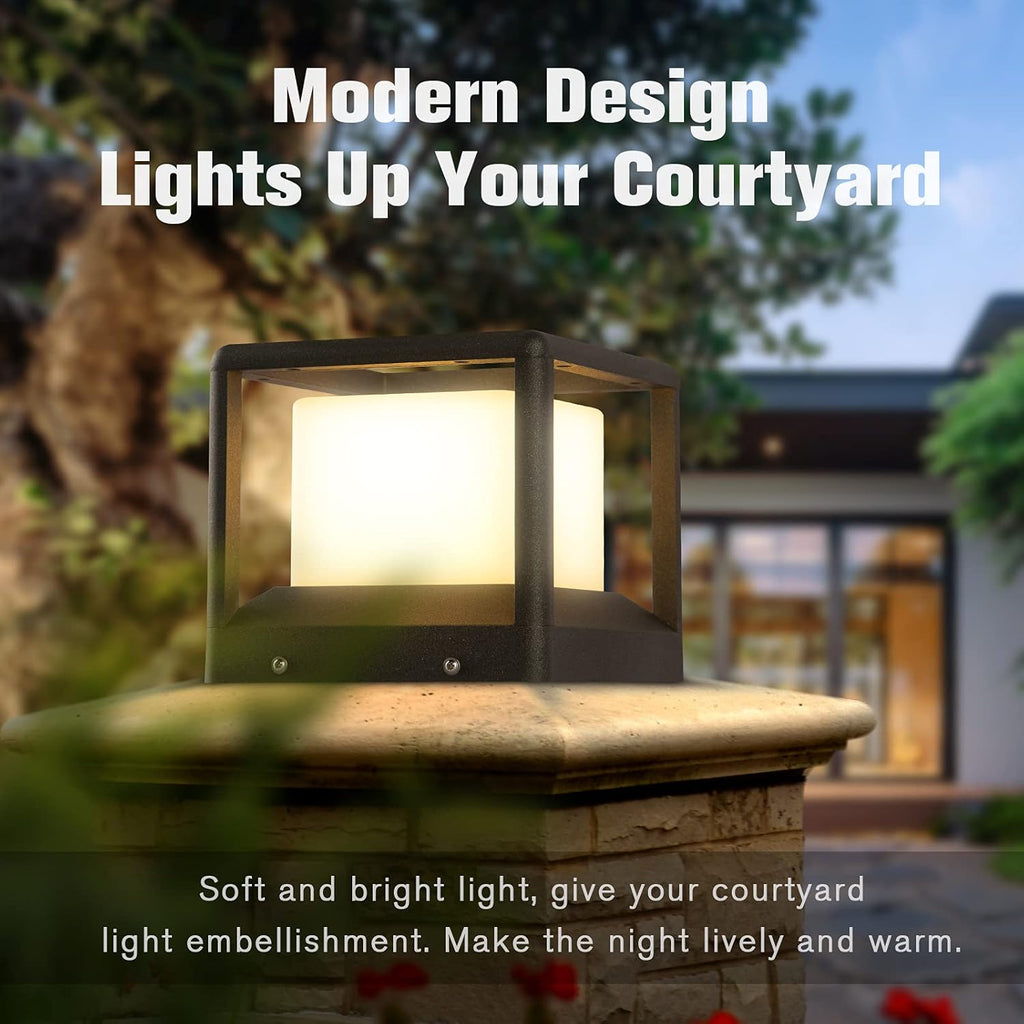 Solar Post Cap Light 3000K IP65 Waterproof F4369