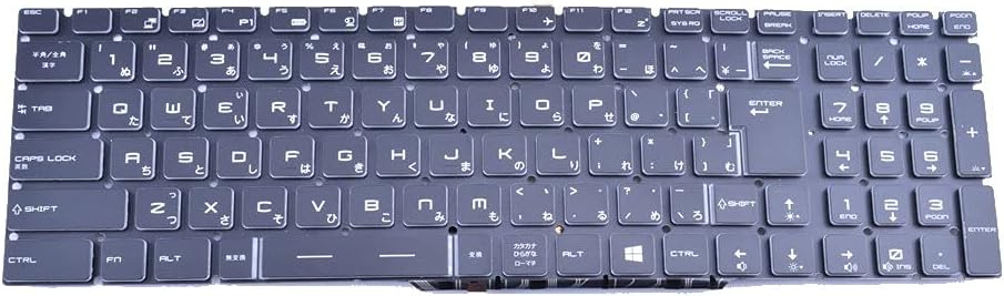 Japanese Backlit Laptop Keyboard with Crystal Keycap Z48249