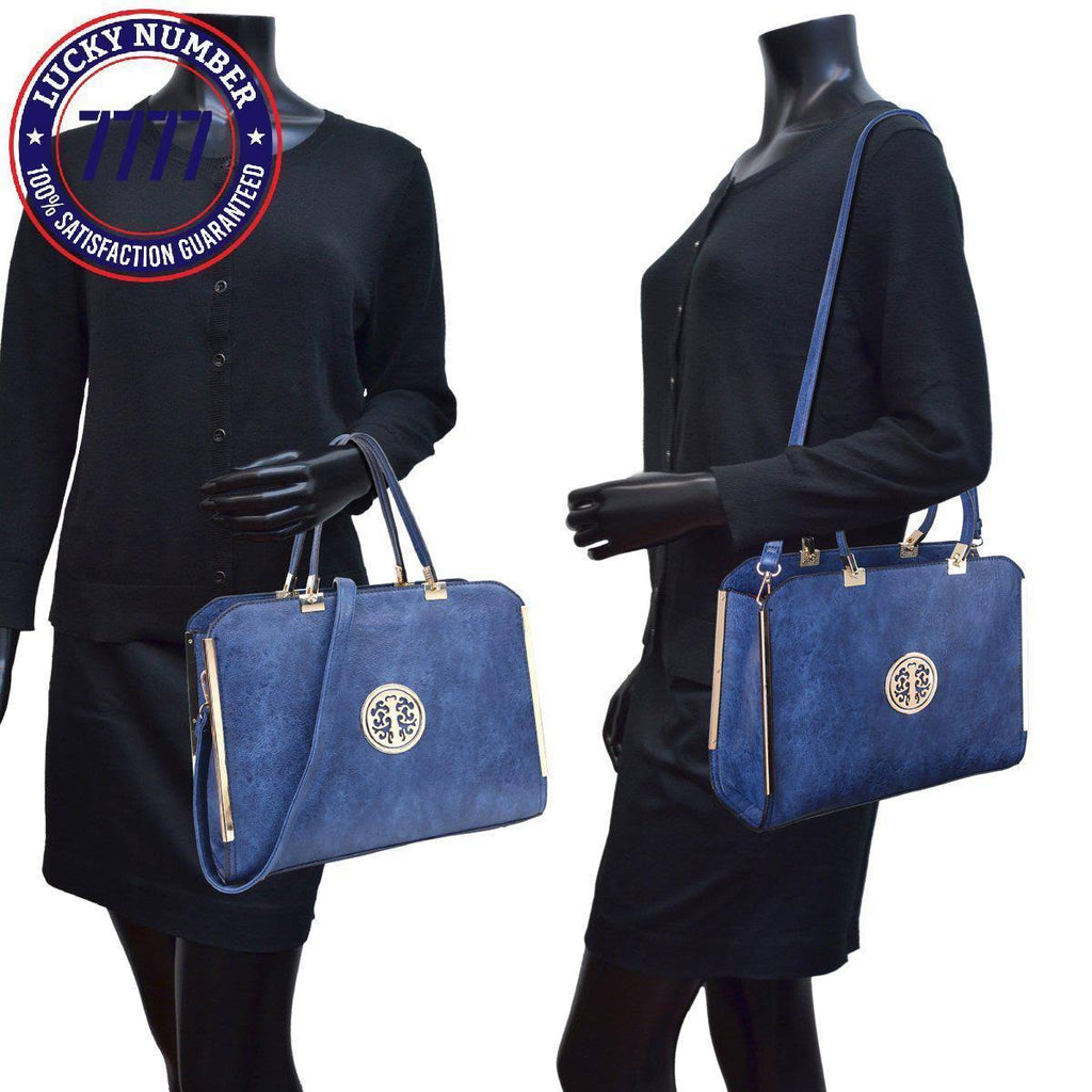Black Laptop Briefcase Handbag with Matching Wallet N95859