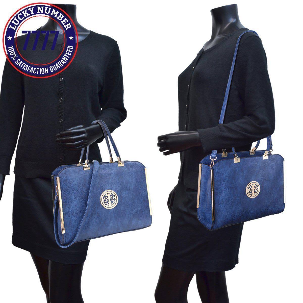 Black Laptop Briefcase Handbag with Matching Wallet N95859