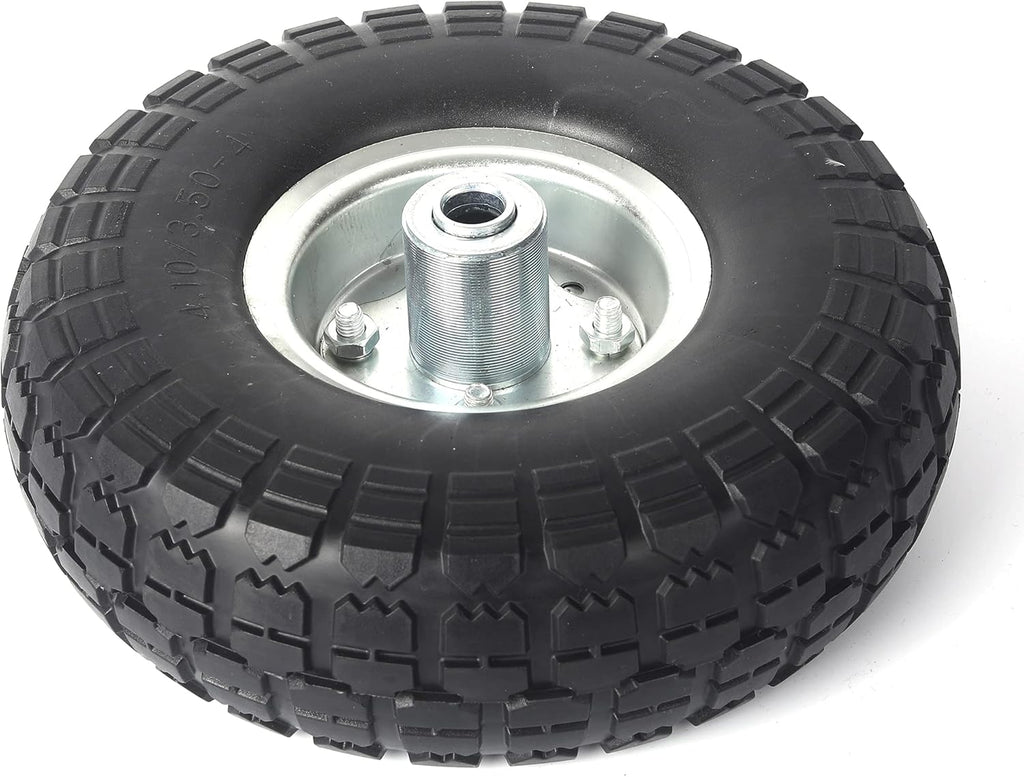 10-Inch Solid Rubber Tires and Wheels 4-Pack Z2130