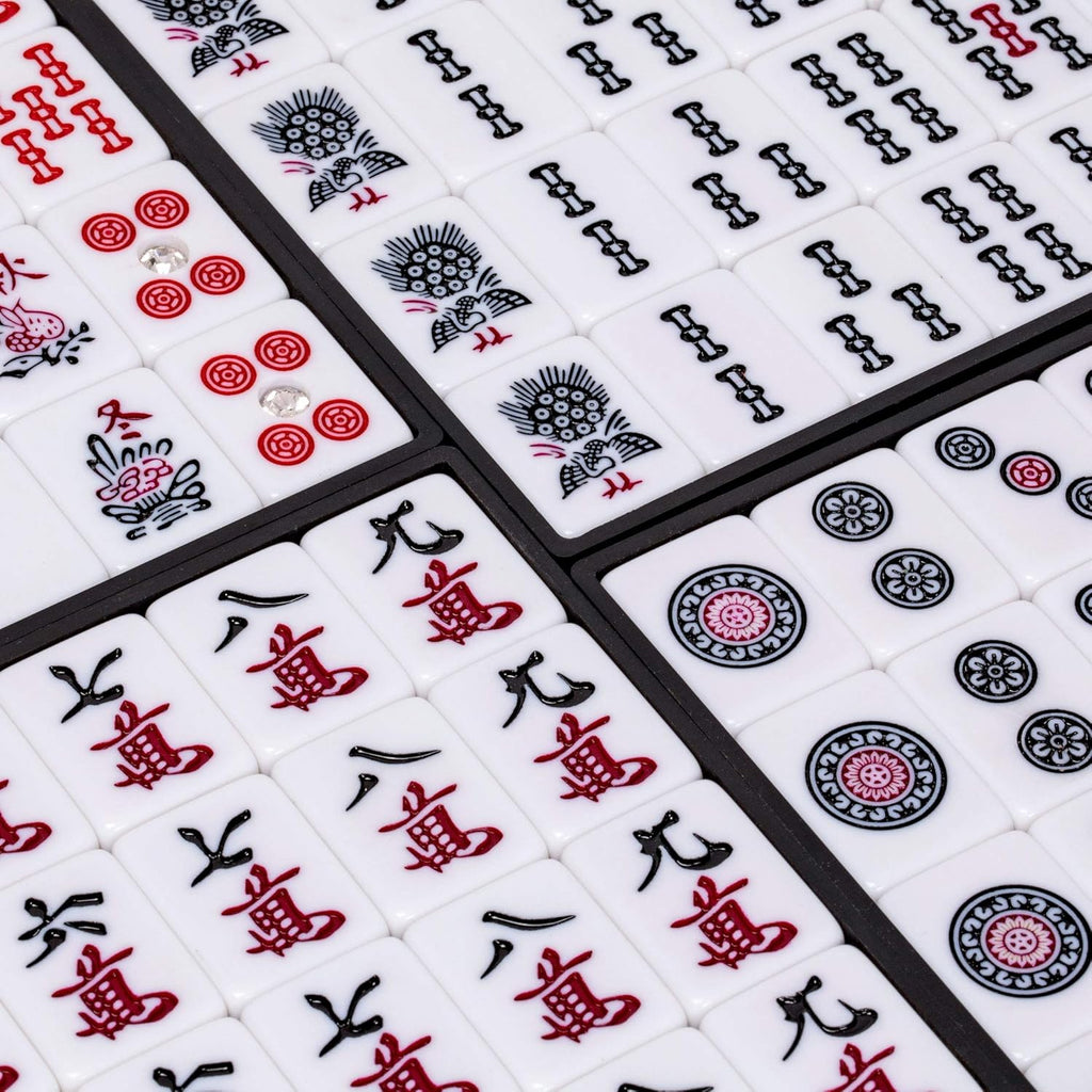 Japanese Riichi Mahjong Set with Vinyl Case S102783