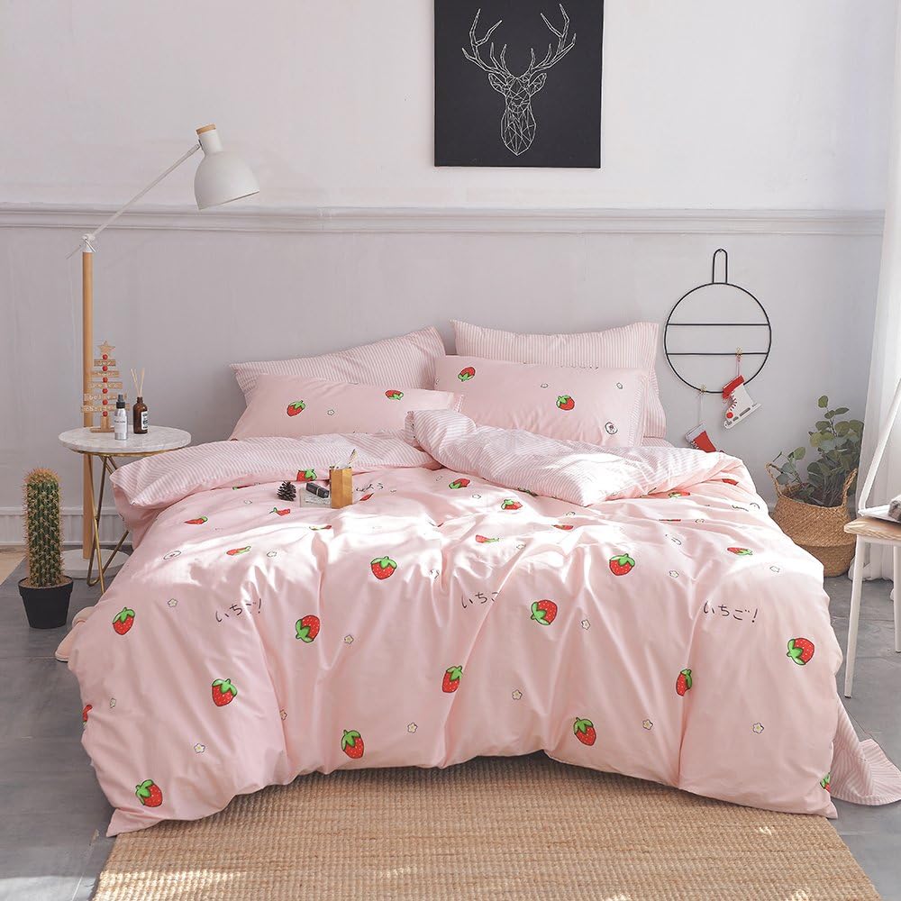 Cartoon Rainbow Pure Cotton Bedding Set 3 PCS Twin Size Y34331