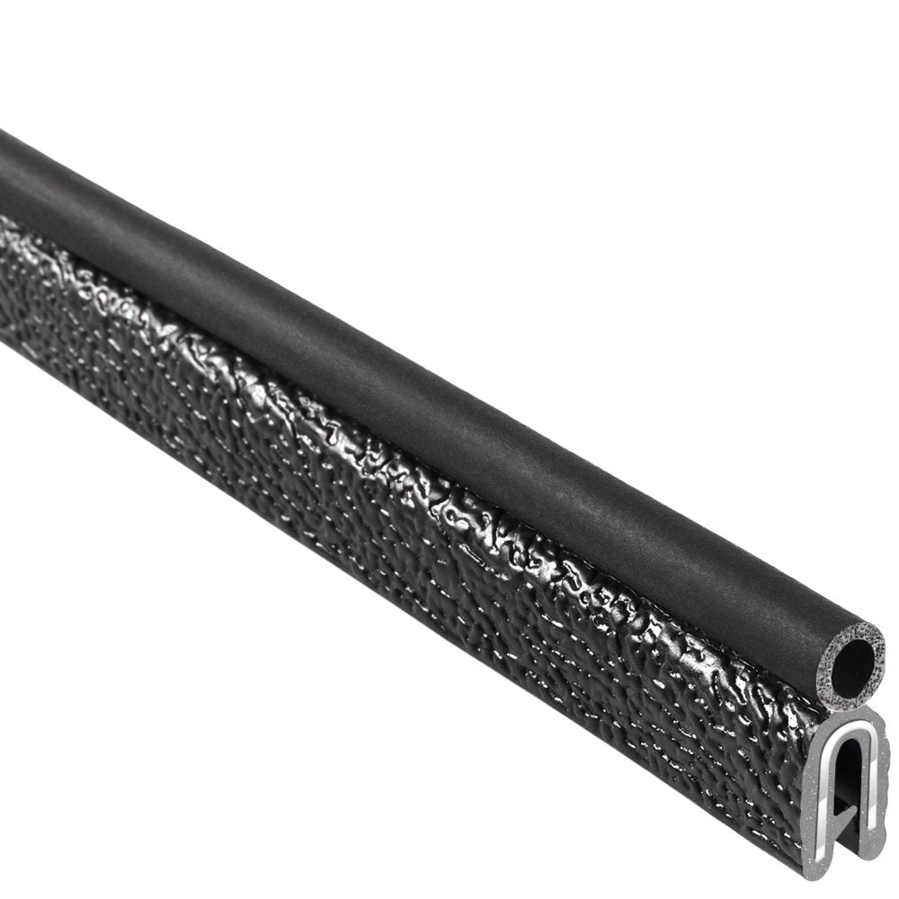 PVC EPDM Rubber Trim Seal with Top Bulb, 3/32” Edge, 3/4” Bulb, 25’ Length P78278