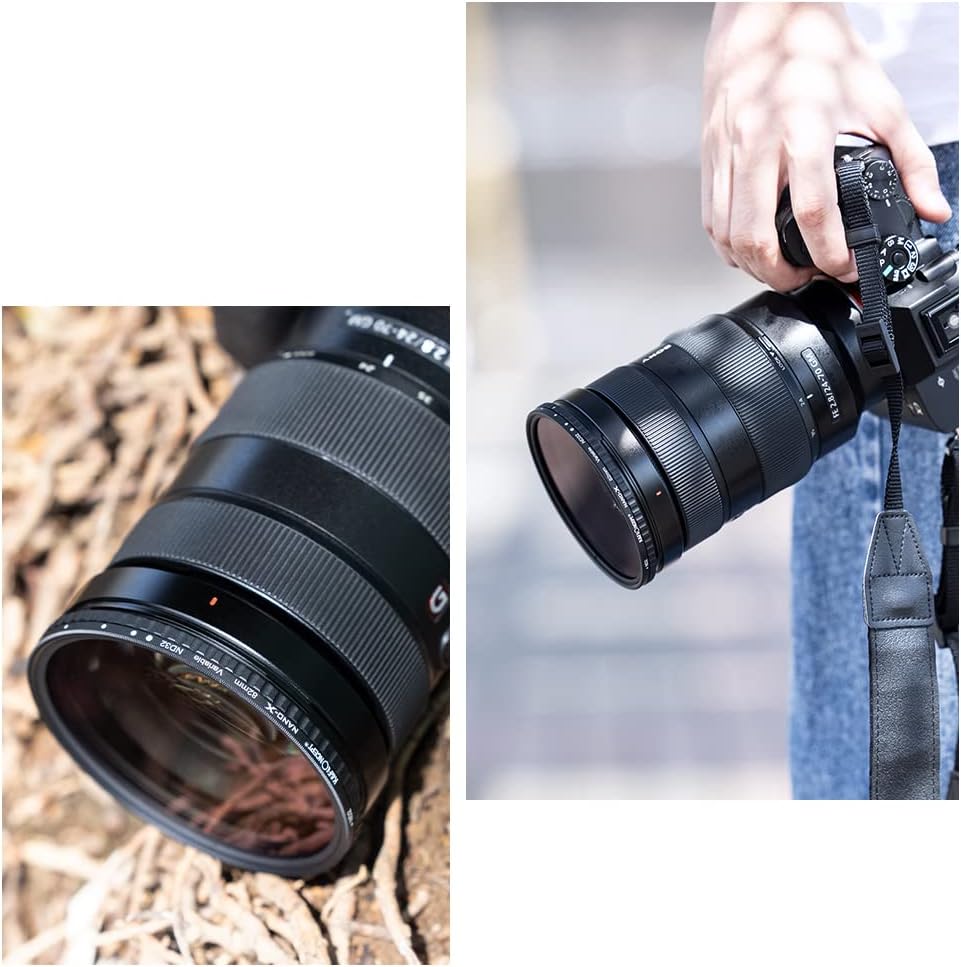 62mm Variable ND Camera Lens Filter A4785