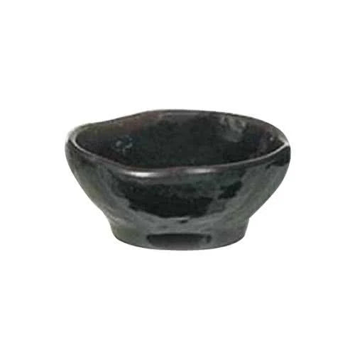 Black 10 oz Melamine Rice Bowl D687