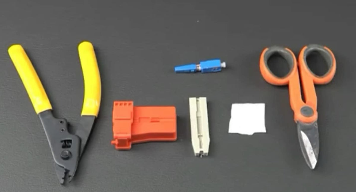 SC APC Fiber Optic Quick Connector 100pcs I24062
