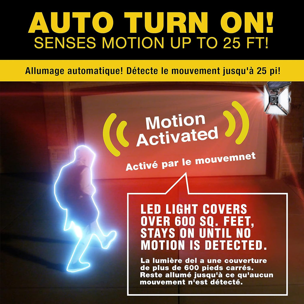 Solar Motion Sensor LED Spot Lights W963