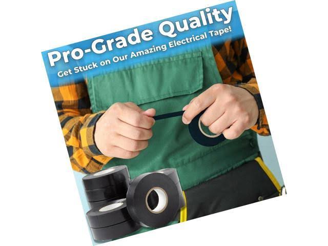 Black Electrical Tape 10 Pack K3616