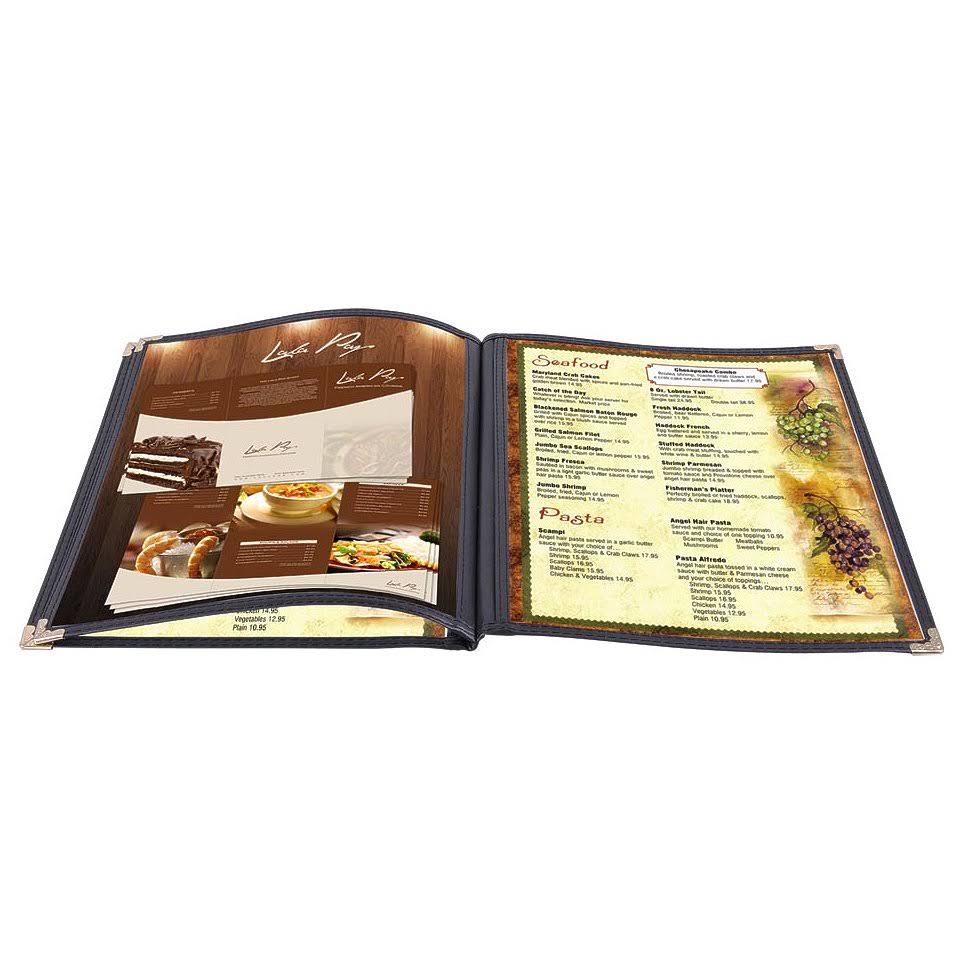 Black 30 Page Menu Covers G85640