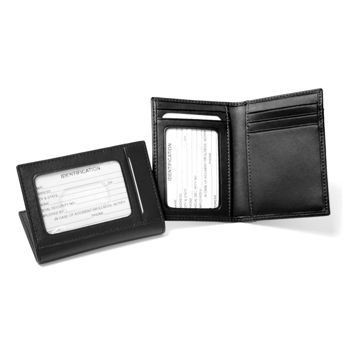 Black Leather Card Case G2245